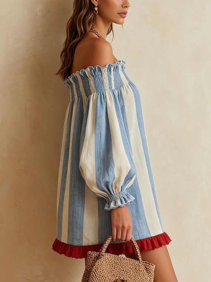 Marinière Libre | Mini-Robe Rayée