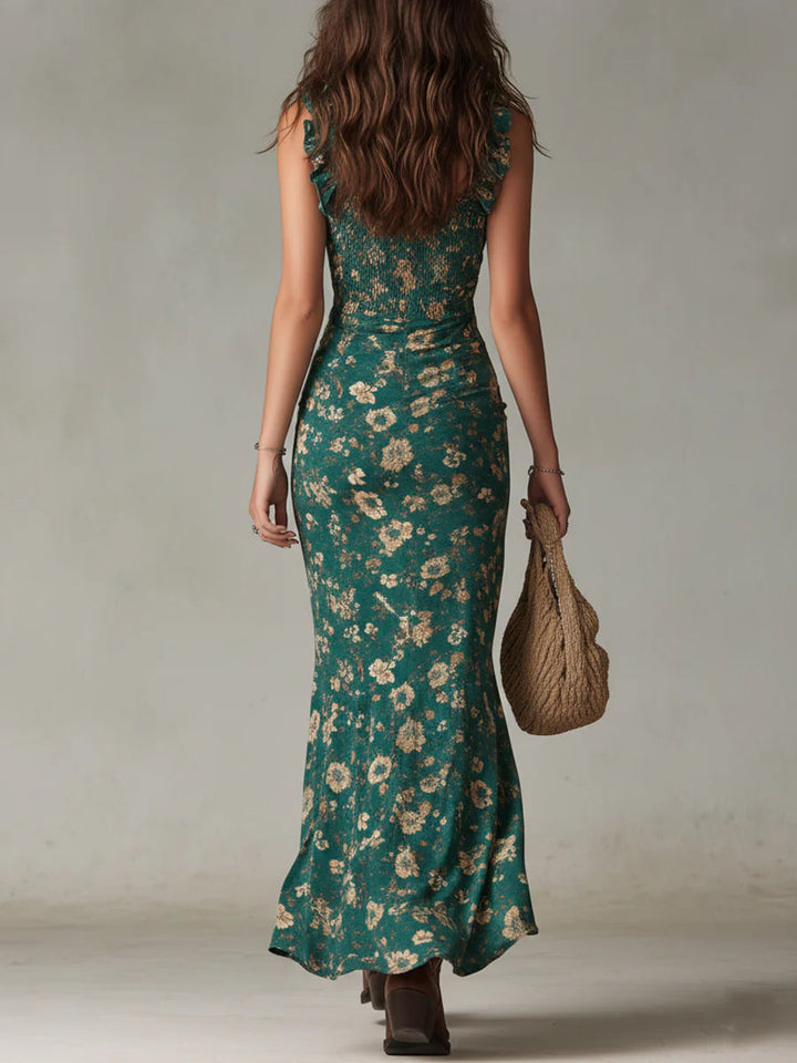 Robe Émeraude Bohème