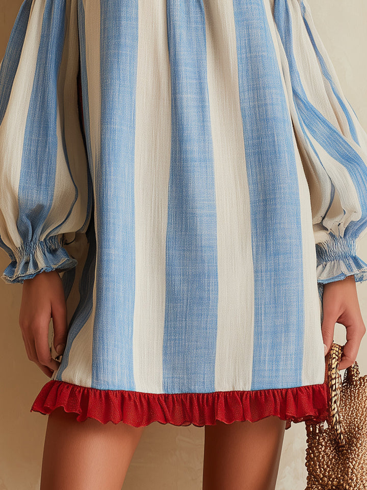Marinière Libre | Mini-Robe Rayée