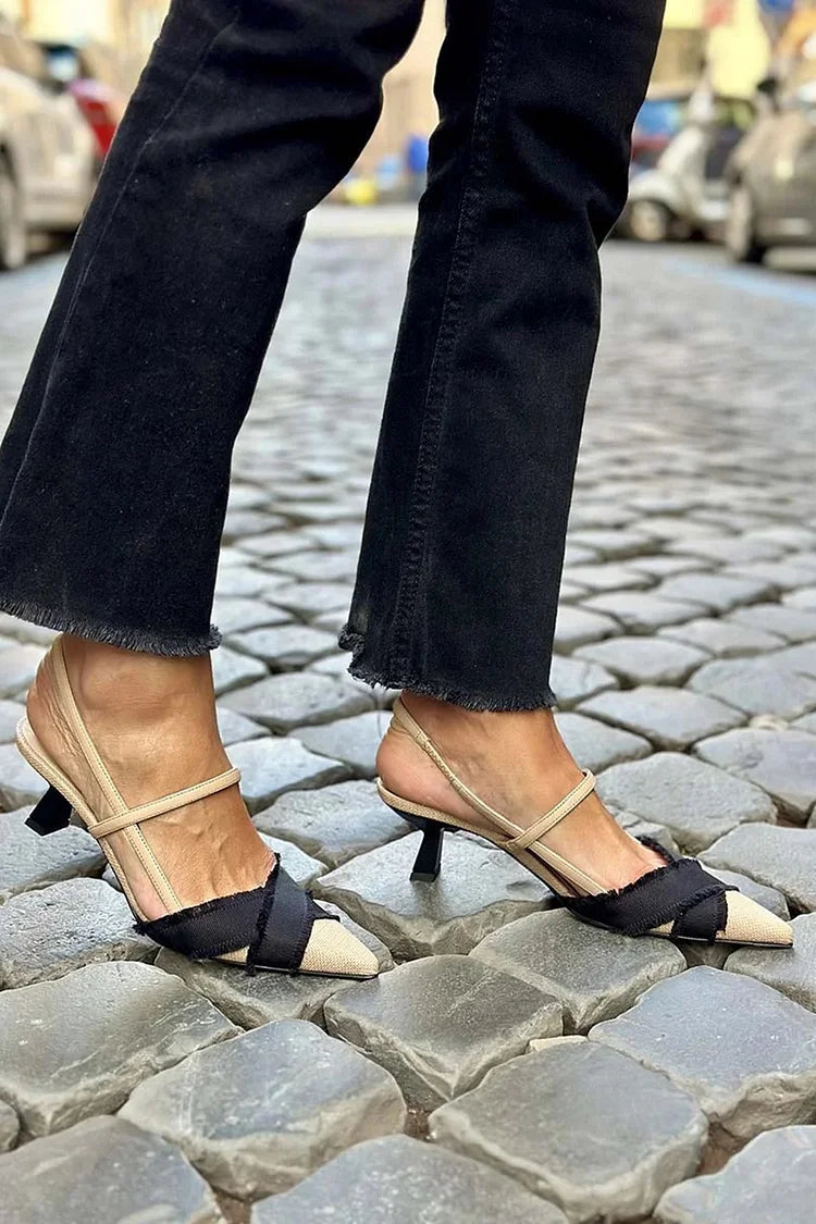 Pas Chic | Ballerines Talon Haut