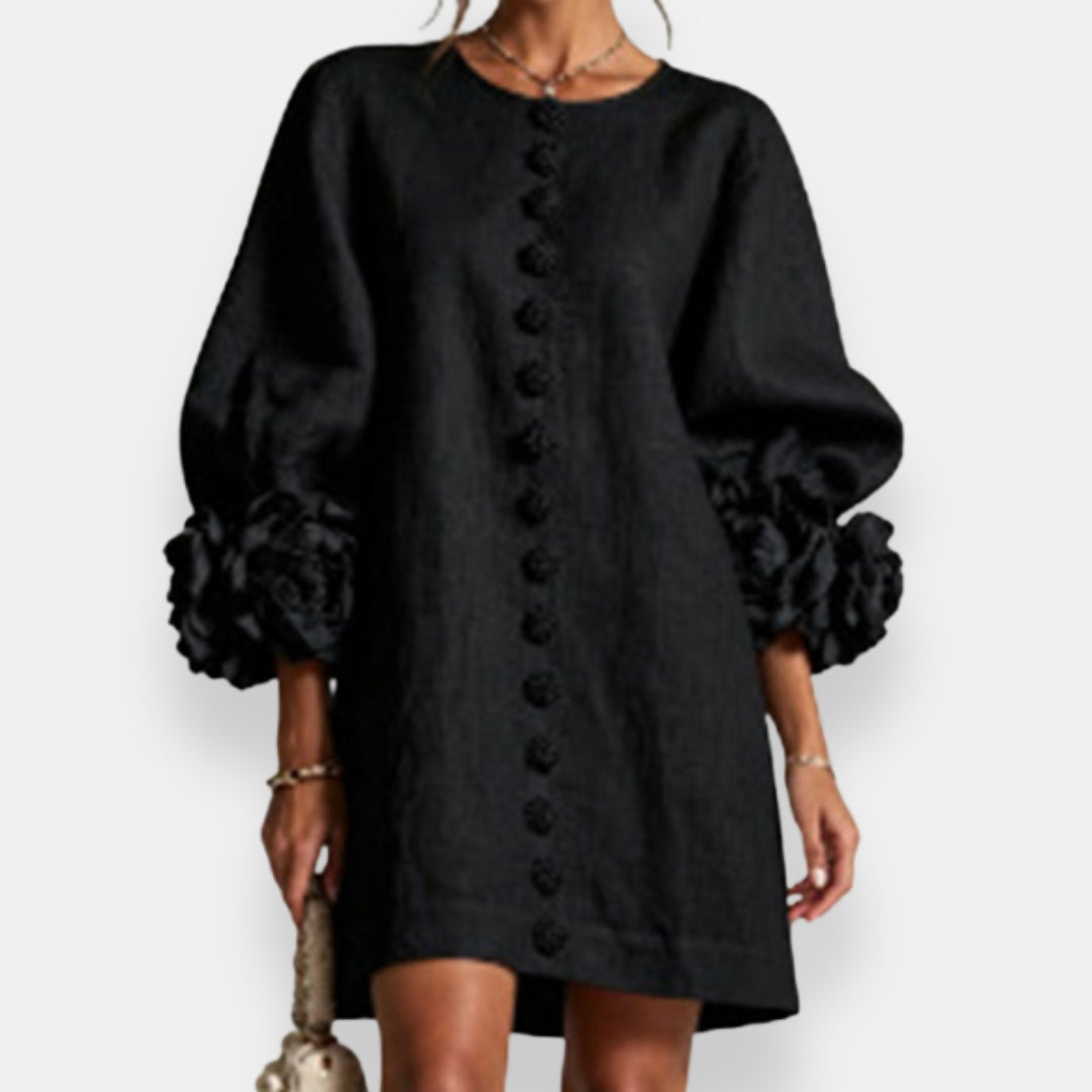 Fleurette | Robe à fleurs en relief