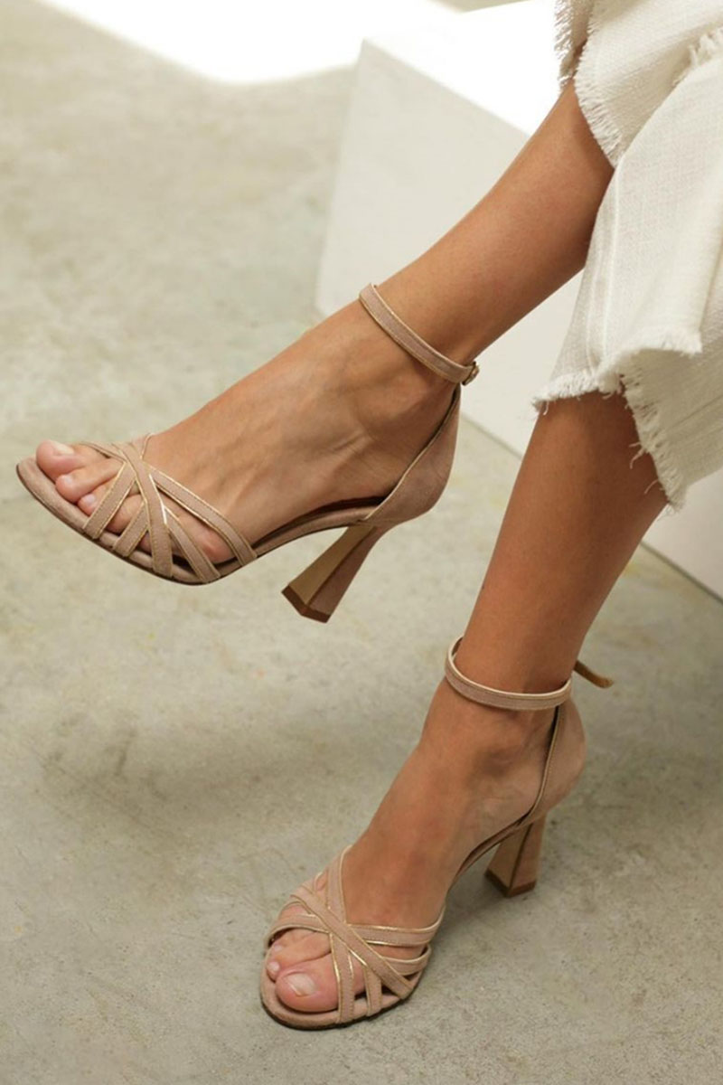 Patchwork Chic | Escarpin Talon Fin