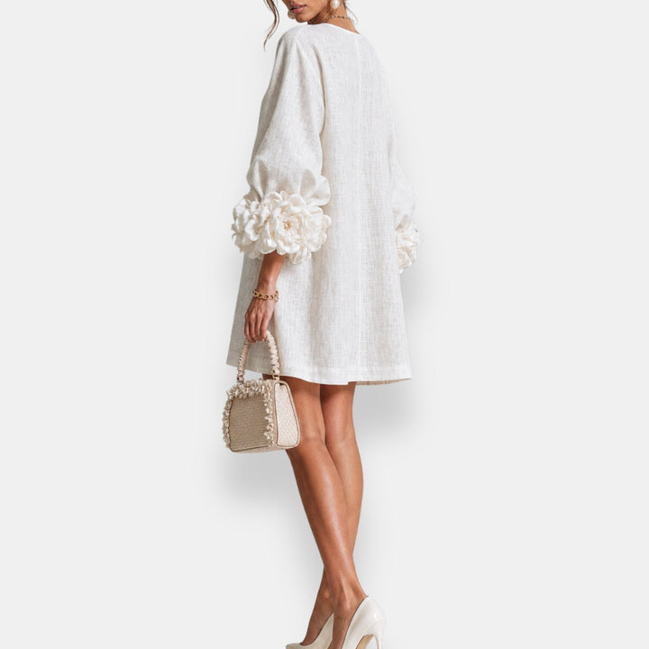 Fleurette | Robe à fleurs en relief