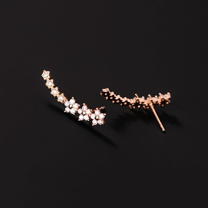 Pétales Dorés | Boucles d'Oreilles