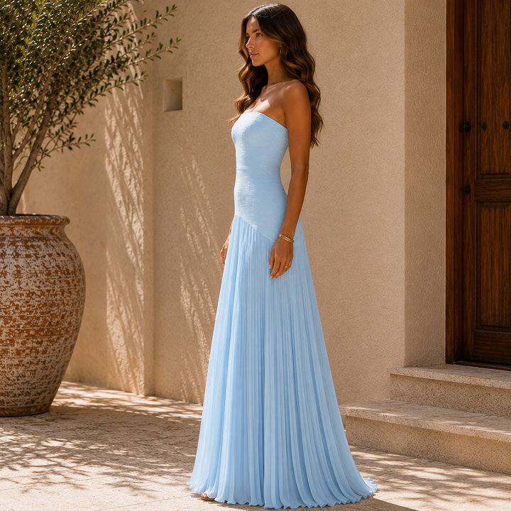 Robe Étreinte Satinée