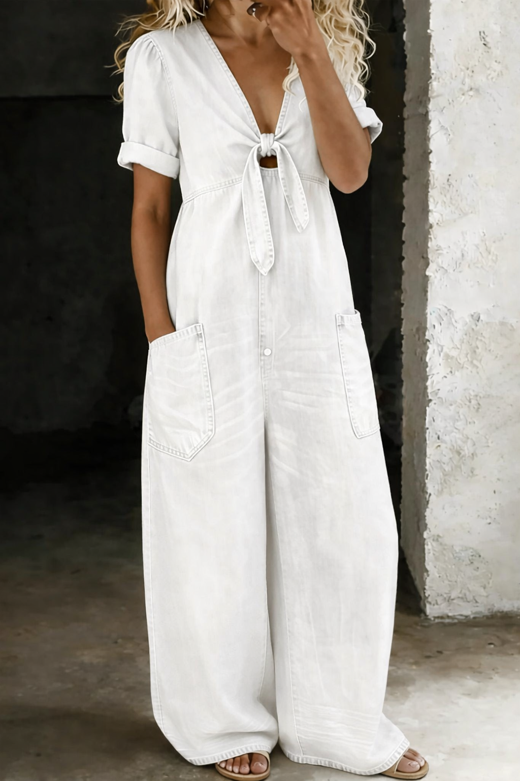 Denim Libre | Combishort Col V
