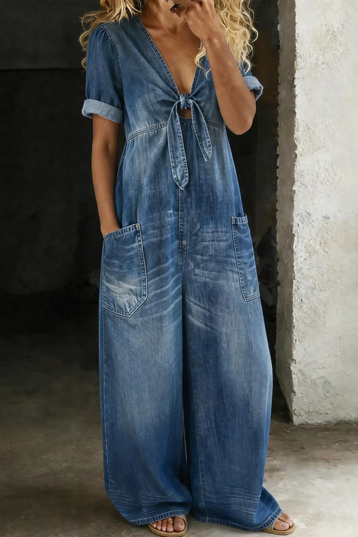 Denim Libre | Combishort Col V