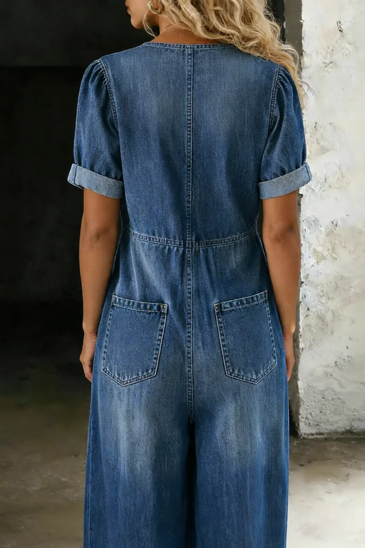 Denim Libre | Combishort Col V