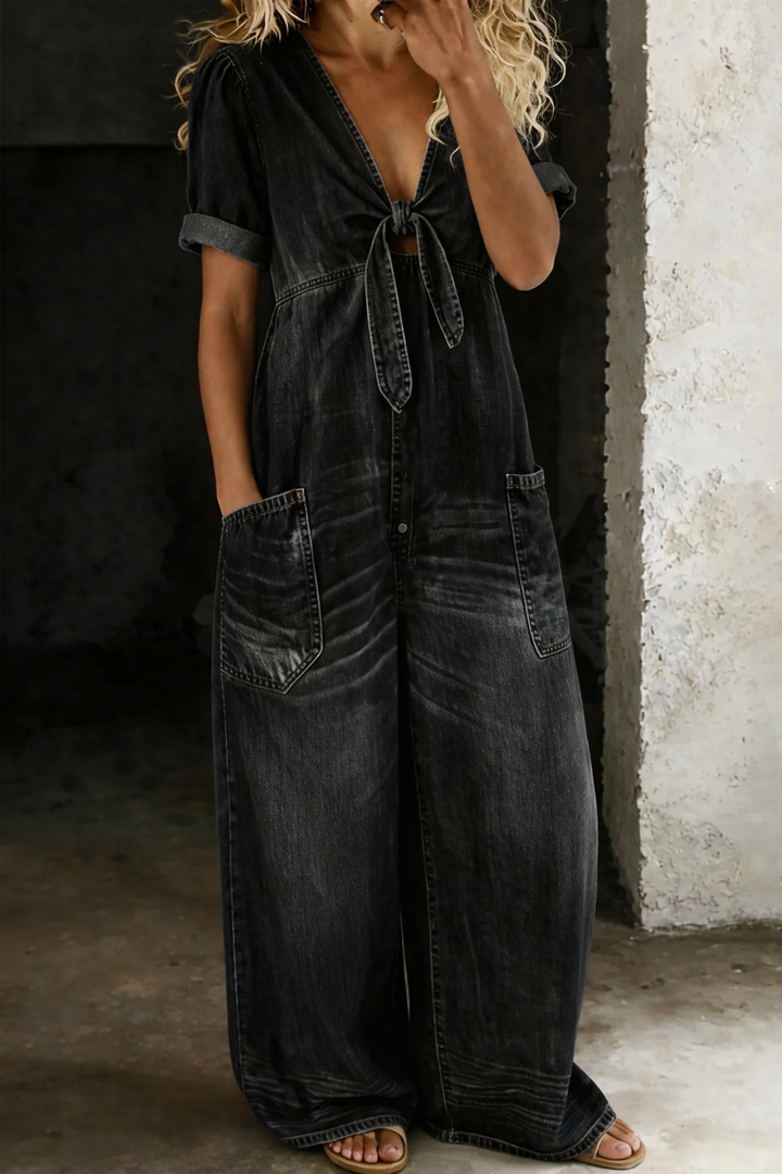 Denim Libre | Combishort Col V