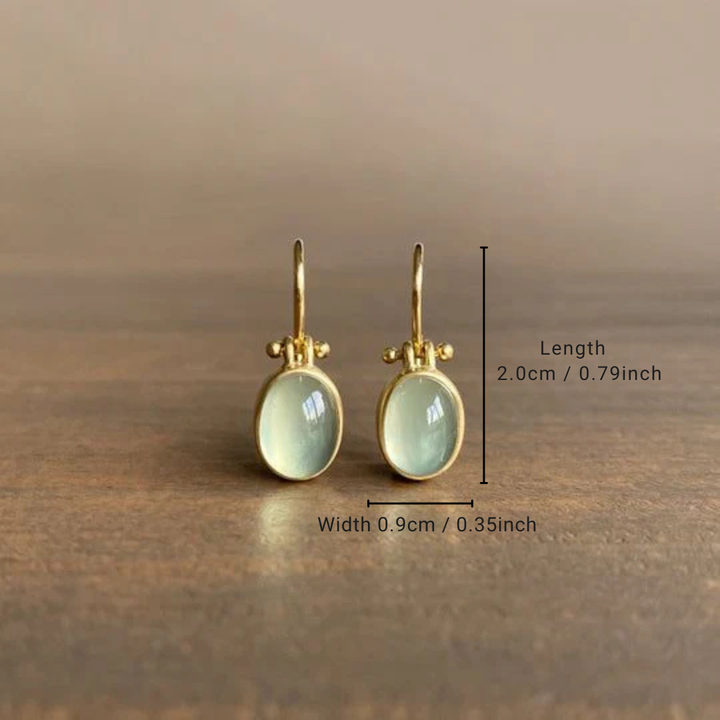 Émeraude Vintage | Boucles d'Oreilles
