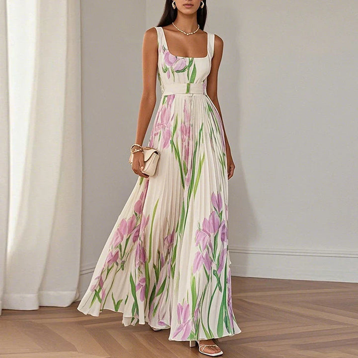 Robe Trapèze Fleurie