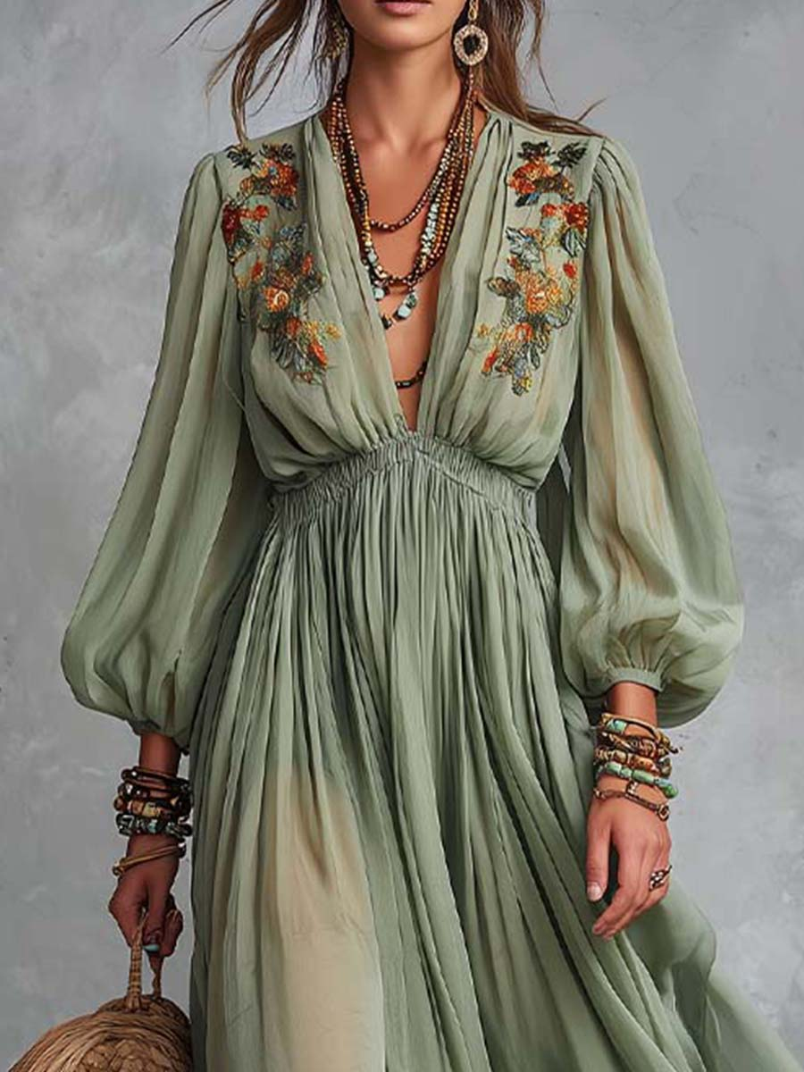 Prairie Fleurie | Robe Longue Bohème