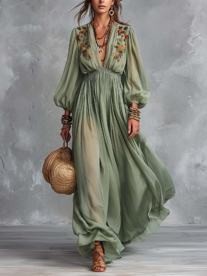 Prairie Fleurie | Robe Longue Bohème