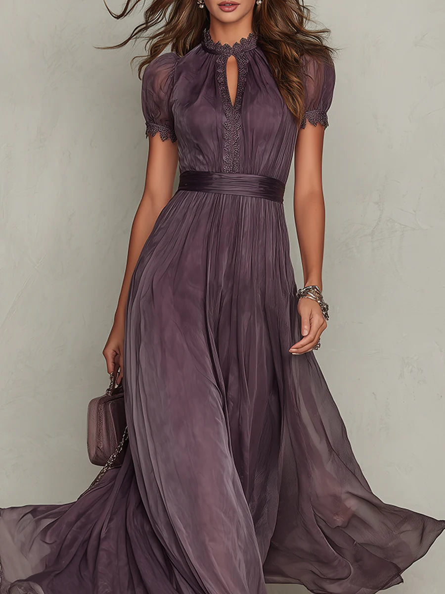 Vintage Violine | Robe Longue