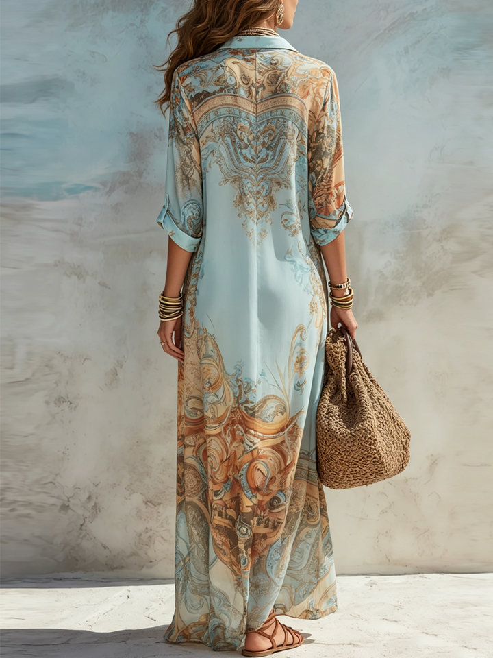 Chemise Longue Azur