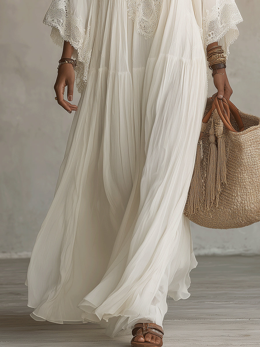 Brise Marine | Robe Longue Mousseline