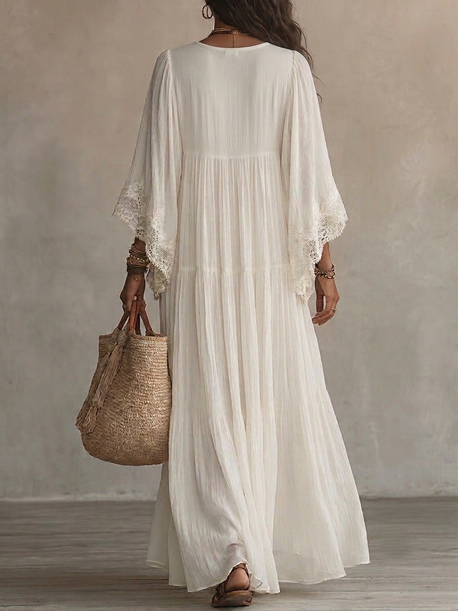Brise Marine | Robe Longue Mousseline