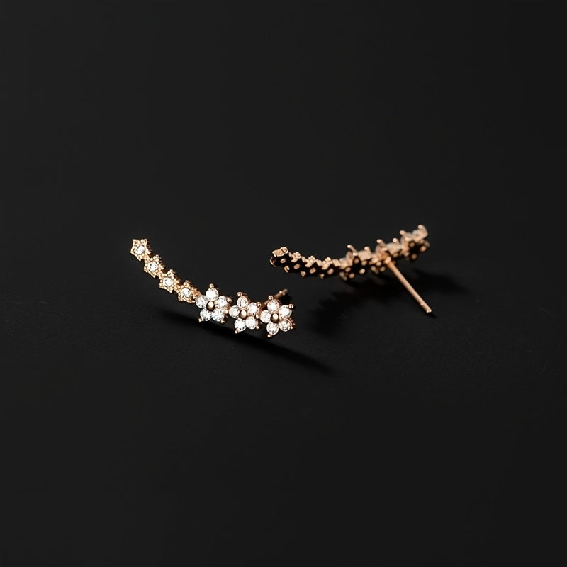 Pétales Dorés | Boucles d'Oreilles