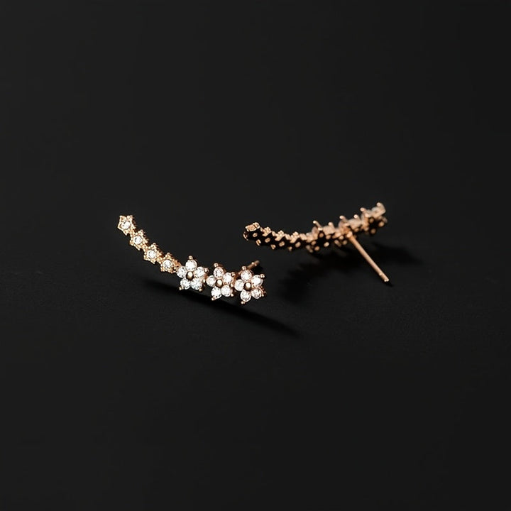 Pétales Dorés | Boucles d'Oreilles