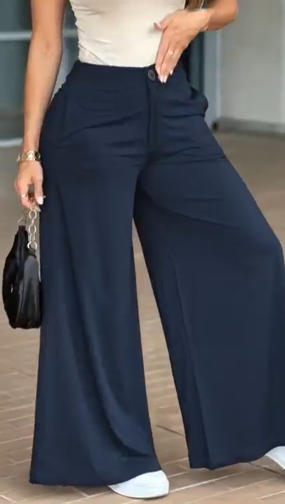 Delphine | Pantalon Fluide Coupe Ample
