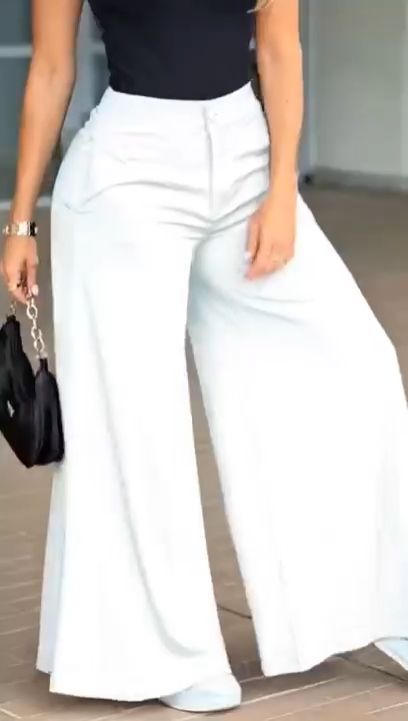 Delphine | Pantalon Fluide Coupe Ample