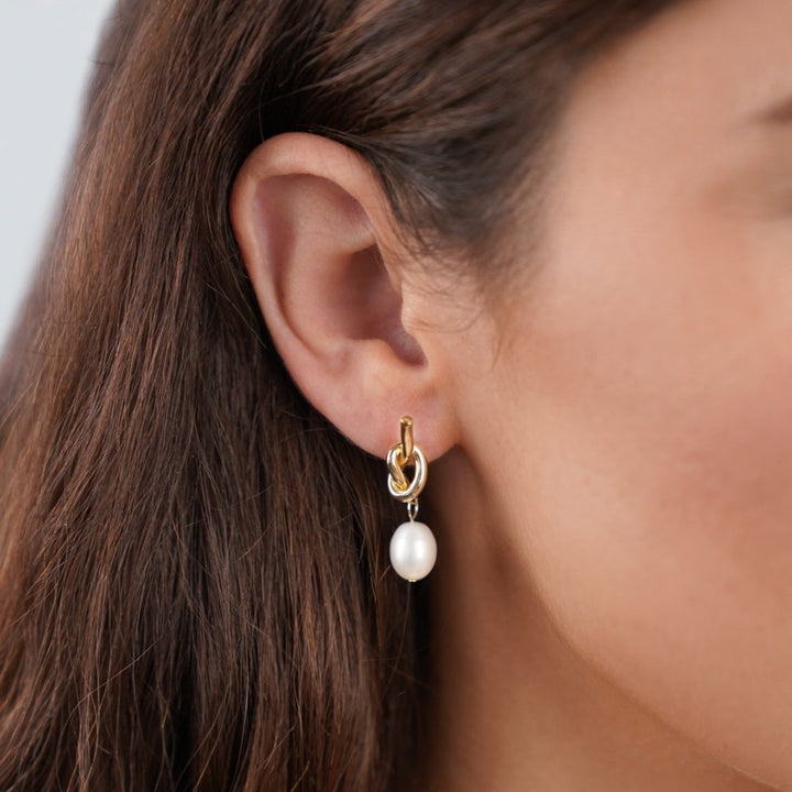 Éclat Nacré | Boucles d'Oreilles