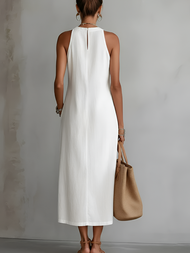 Lin Serein | Robe Midi Col Mao